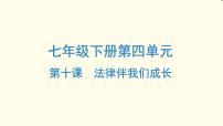 中考道德与法治总复习七年级下册第四单元-第十课PPT课件