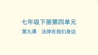 中考道德与法治总复习七年级下册第四单元-第九课PPT课件