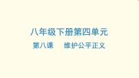 中考道德与法治总复习八年级下册第四单元-第八课PPT课件