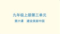 中考道德与法治总复习九年级上册第三单元-第六课PPT课件