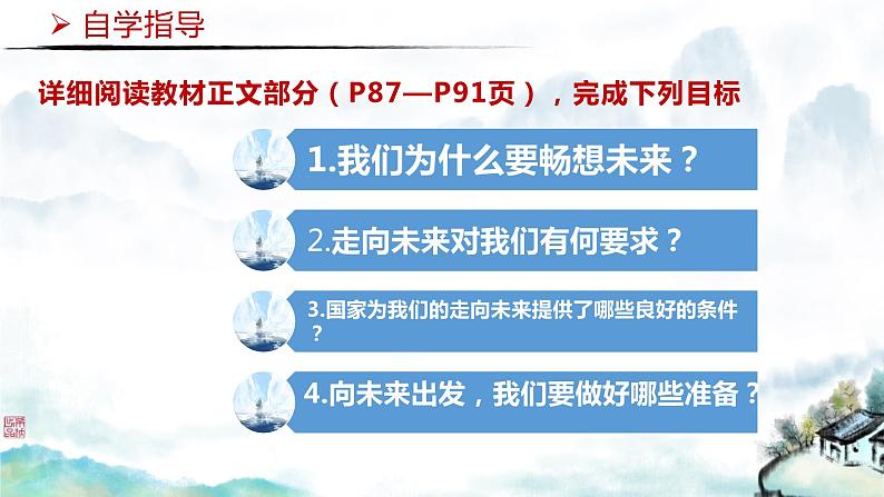 2021-2022 统编版九年级下册 7.2走向未来 课件 （32张）第4页