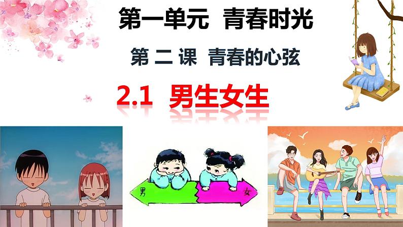 2021-2022 统编版七年级下册 2.1男生女生  课件 （16张）第1页