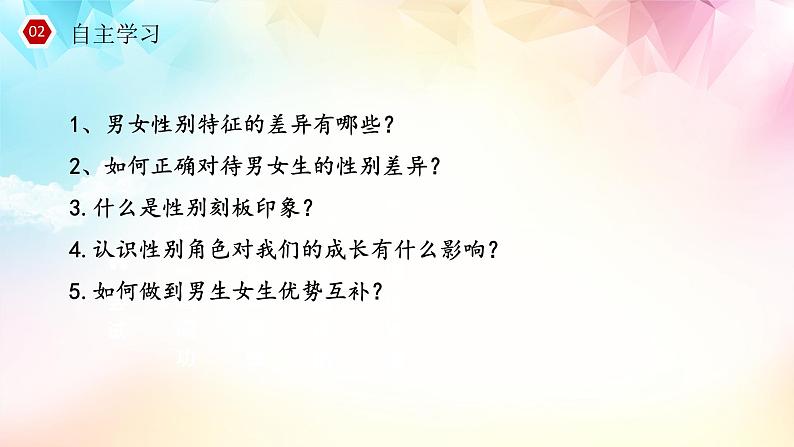 2021-2022 统编版七年级下册 2.1男生女生  课件 （20张）第3页