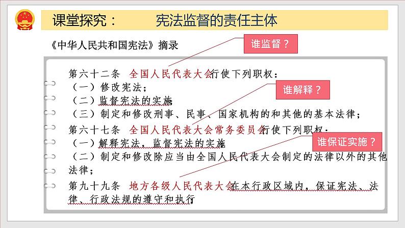 2021-2022学年统编版 八年级下册 2.2 加强宪法监督  课件（21张）06