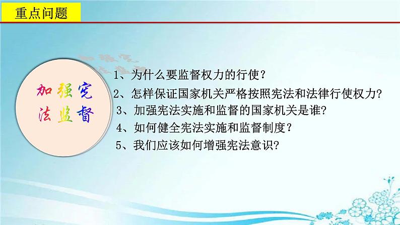 2021-2022学年统编版 八年级下册 2.2 加强宪法监督  课件（26张） (2)第2页