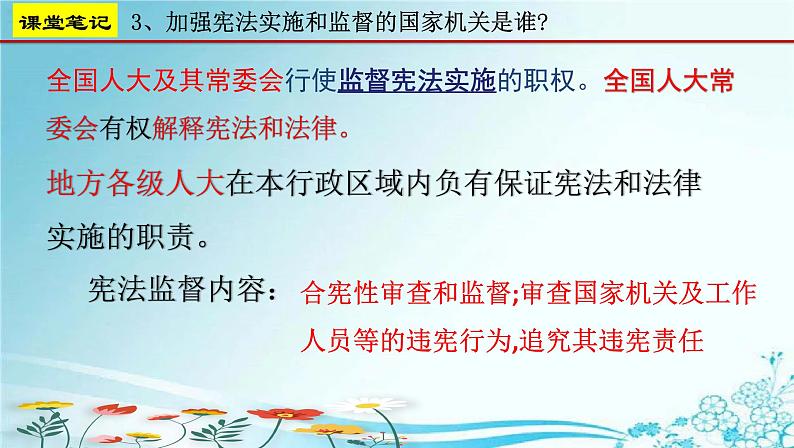 2021-2022学年统编版 八年级下册 2.2 加强宪法监督  课件（26张） (2)第7页