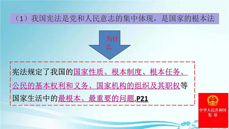 2021-2022学年统编版 八年级下册 2.1坚持依宪治国  课件（29张）第8页