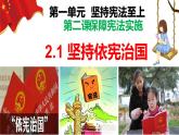 2021-2022学年统编版 八年级下册 2.1坚持依宪治国  课件（23张）