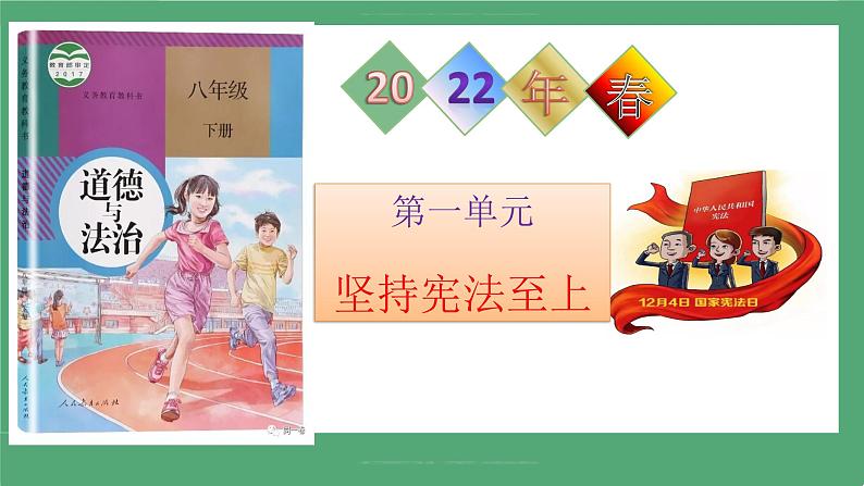 2021-2022学年统编版 八年级下册 1.2治国安邦的总章程   课件（22张）第1页