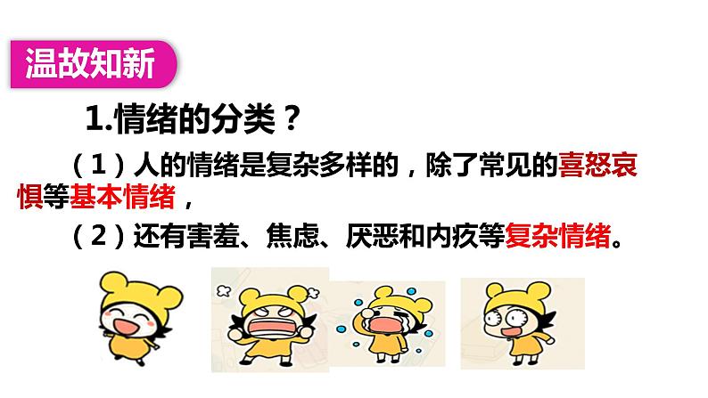 部编版七年级下册道德与法治----4.2情绪的管理（课件+ 视频素材）01