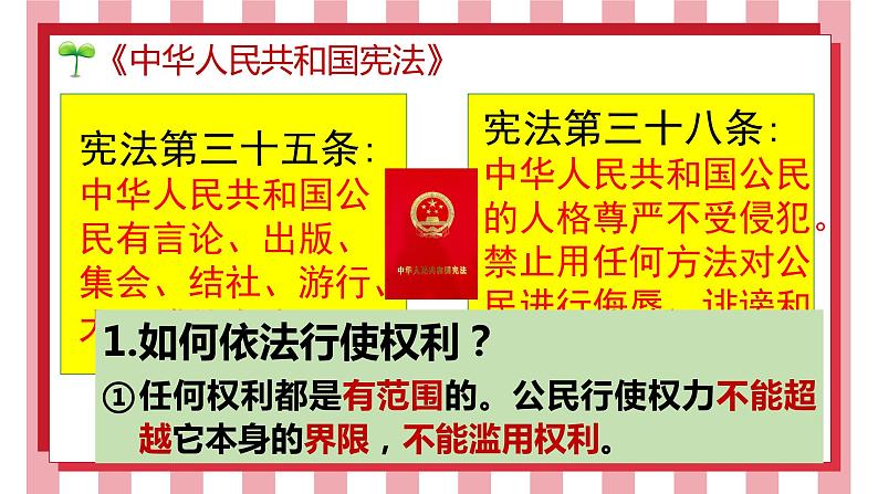 3.2依法行使权利课件-2021-2022学年部编版道德与法治八年级下册第8页