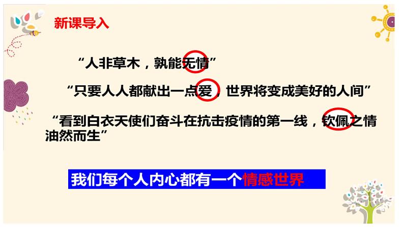 5.1我们的情感世界课件-2021-2022学年部编版道德与法治七年级下册第1页