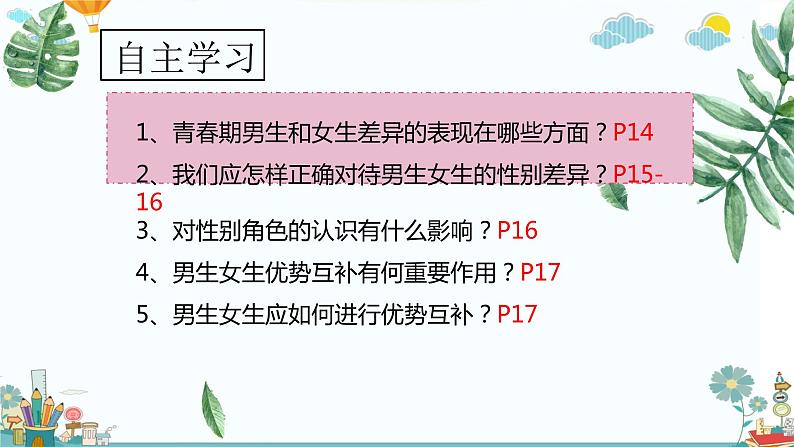 2.1男生女生课件-2021-2022学年部编版道德与法治七年级下册 (1)第2页