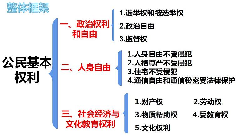 3.1公民基本权利课件2021-2022学年部编版道德与法治八年级下册第4页