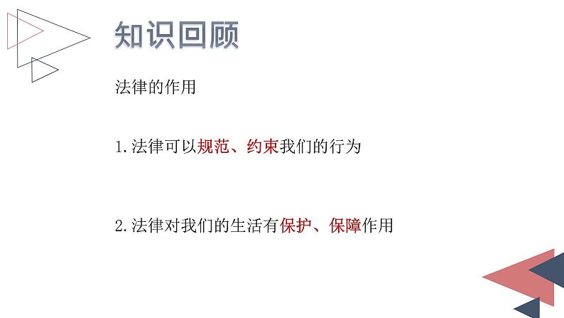 10.2我们与法律同行课件-2021-2022学年人教版道德与法治七年级下册第2页