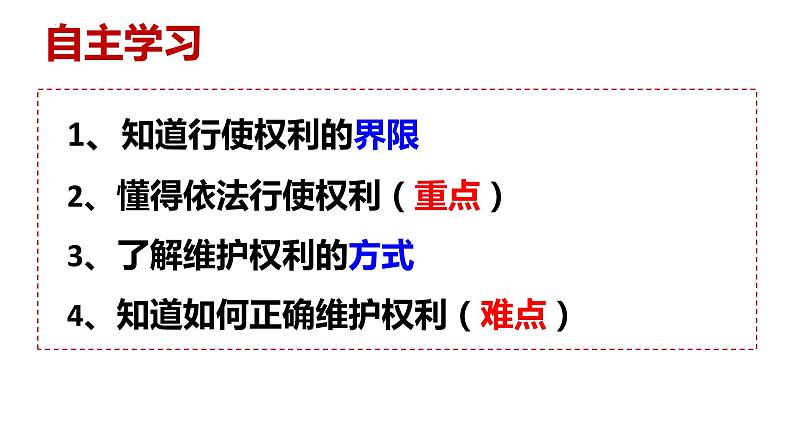 3.2依法行使权利课件2021-2022学年部编版道德与法治八年级下册05