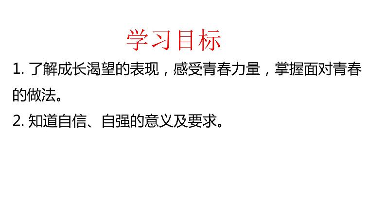 3.1青春飞扬课件2021-2022学年部编版道德与法治七年级下册第3页