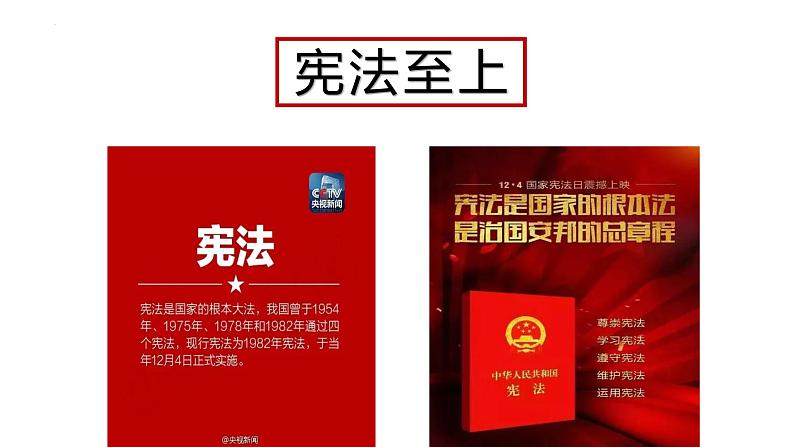 2022年中考道德与法治一轮复习课件：宪法专题第1页