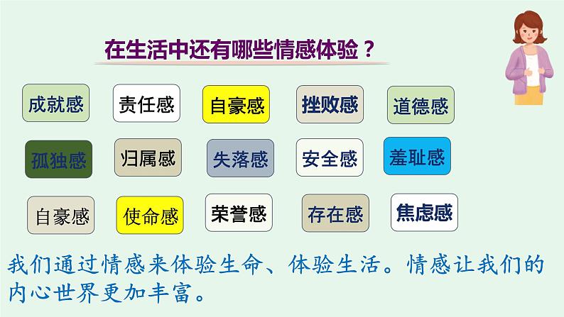 部编版七年级下册道德与法治《我们的情感世界》课件PPT第8页