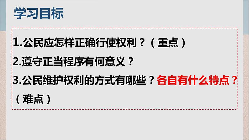 3.2依法行使权利课件-2021-2022学年部编版道德与法治八年级下册04