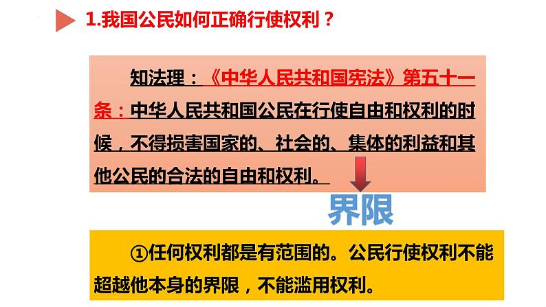 3.2依法行使权利课件-2021-2022学年部编版道德与法治八年级下册第6页