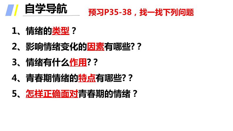 2021-2022学年道德与法治七年级下册  4.1青春的情绪  课件（27张）第3页