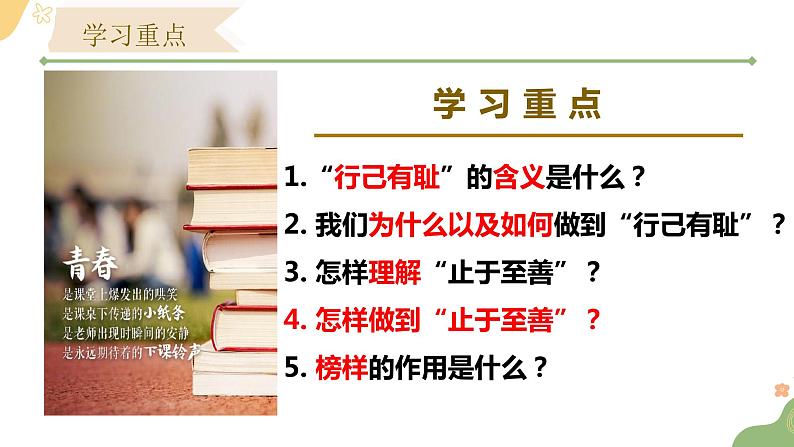 2021-2022学年道德与法治七年级下册  3.2 青春有格  课件（32张）第3页