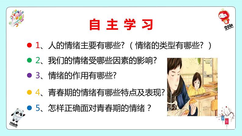 2021-2022学年道德与法治七年级下册  4.1青春的情绪  课件（32张）第2页