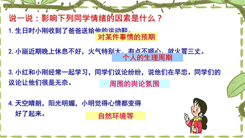 2021-2022学年道德与法治七年级下册  4.1青春的情绪   课件（25张）第8页