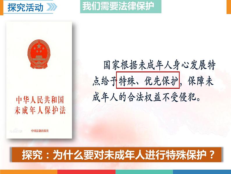 10.1法律为我们护航课件2021-2022学年部编版道德与法治七年级下册第6页