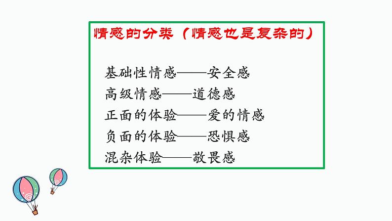 5.1我们的情感世界课件2021-2022学年部编版道德与法治七年级下册第6页