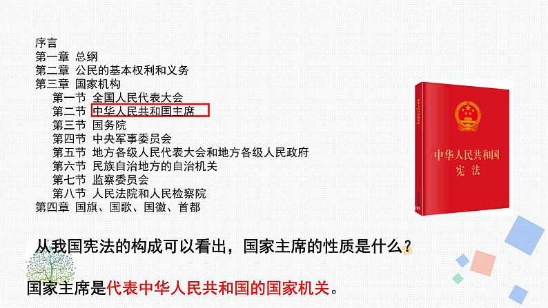 6.2中华人民共和国主席课件-2021-2022学年部编版道德与法治八年级下册第6页