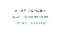 政治 (道德与法治)八年级下册根本政治制度复习课件ppt