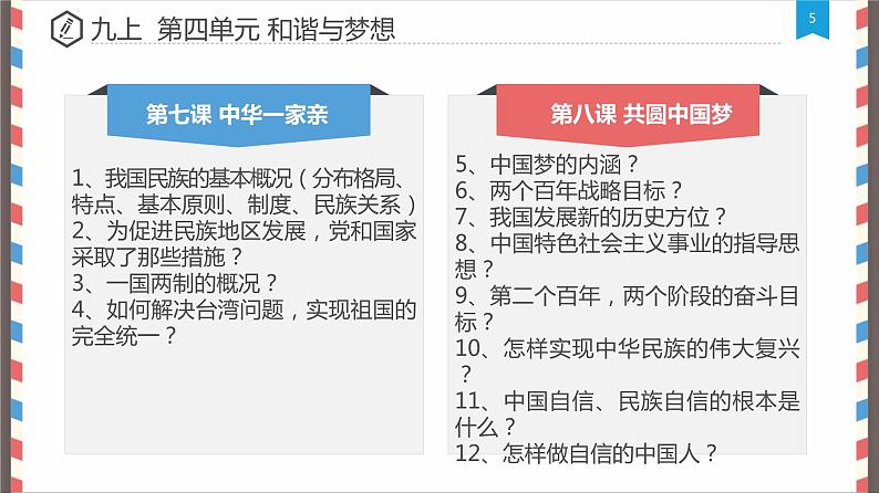 第四单元和谐与梦想复习课件-2021-2022学年部编版道德与法治九年级上册第5页