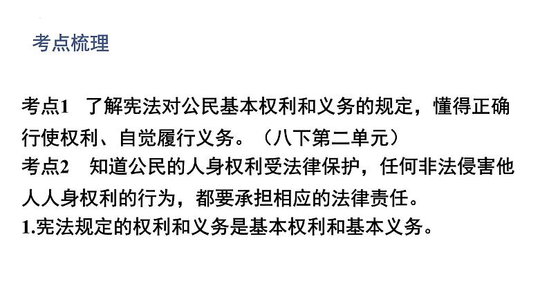 2022年广东省中考道德与法治一轮总复习正确行使权利自觉履行义务课件第3页