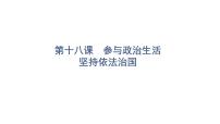 2022年广东省中考道德与法治一轮总复习参与政治生活坚持依法治国课件