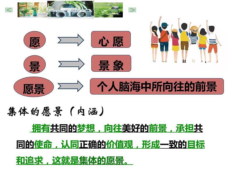 2021-2022学年统编版道德与法治七年级下册 8.1憧憬美好集体  课件（23张）第5页