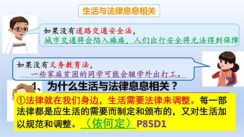 2021-2022学年统编版道德与法治七年级下册 9.1生活需要法律课件（40张）第8页