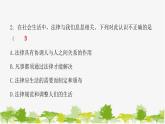 2021-2022学年统编版道德与法治七年级下册 9.1 生活需要法律 练习课件（17张）