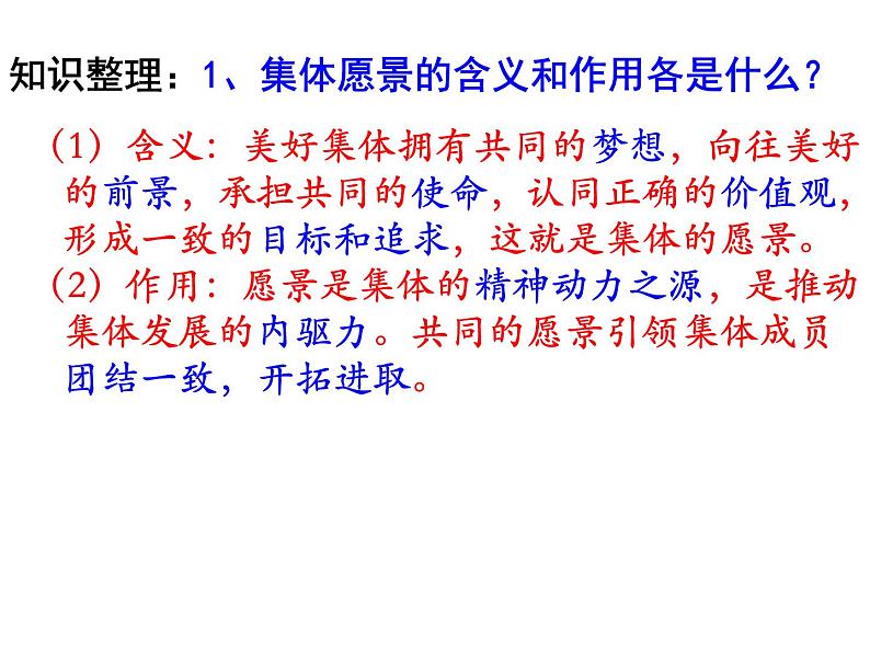 2021-2022学年统编版道德与法治七年级下册 8.1憧憬美好集体课件（共16张）第6页