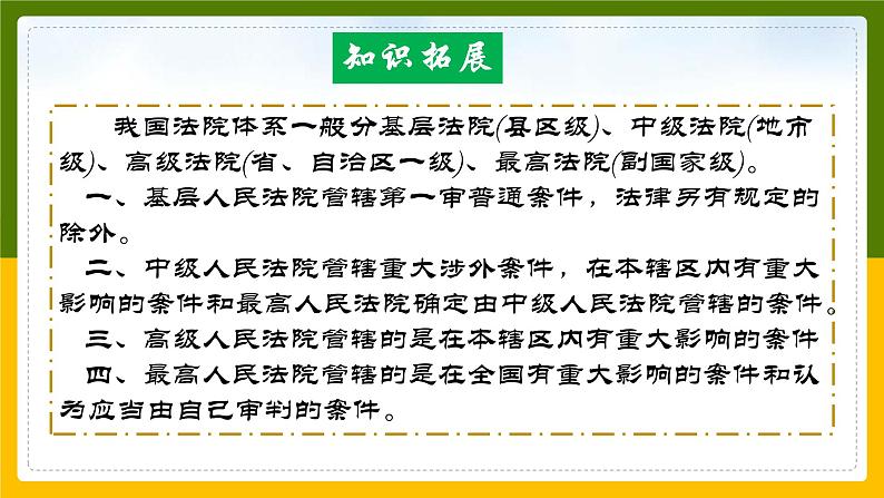 6.5国家司法机关课件2021-2022学年部编版道德与法治八年级下册第6页