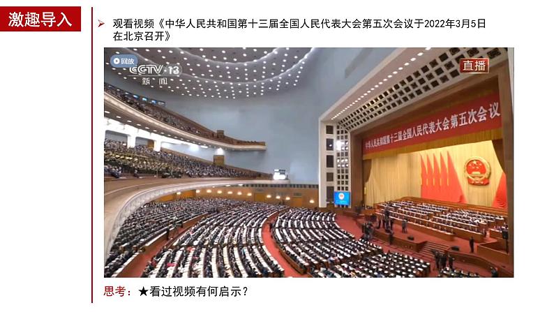 6.1国家权力机关课件2021-2022学年部编版道德与法治八年级下册04