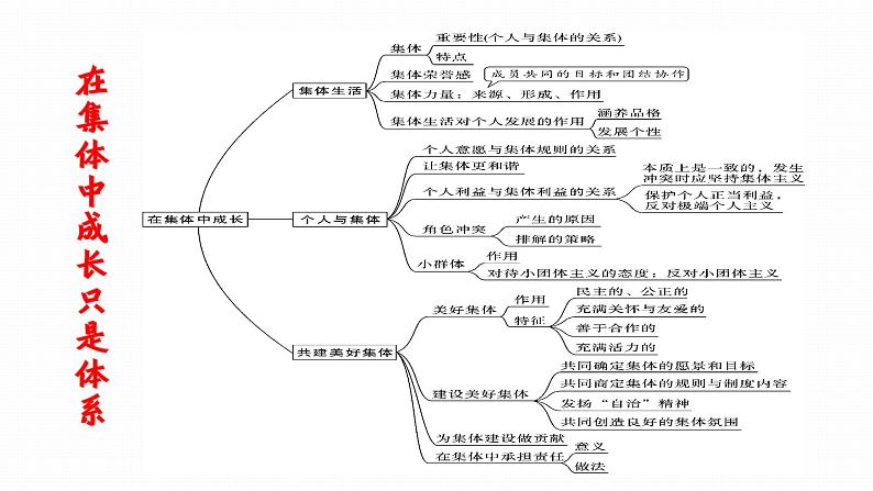 2022年人教部编版中考道德与法治一轮复习专题04 在集体中成长、 走进法治天地课件PPT05