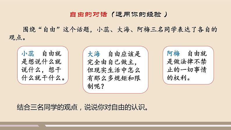 第四单元第七课第一课时  自由平等的真谛课件PPT第3页