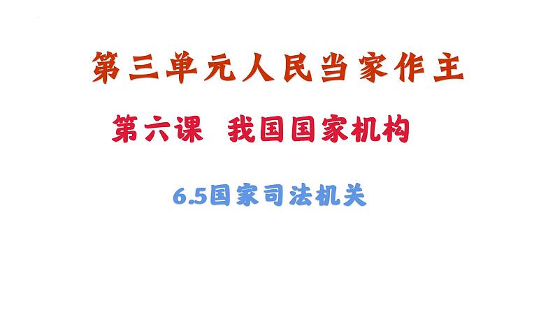 6.5国家司法机关 课件第2页