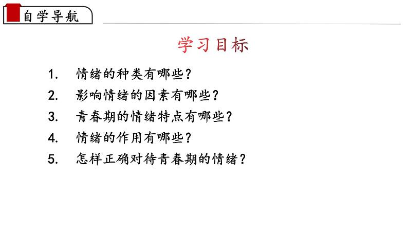 2021-2022学年部编版道德与法治七年级下册 4.1 青春的情绪课件（18张PPT）第3页