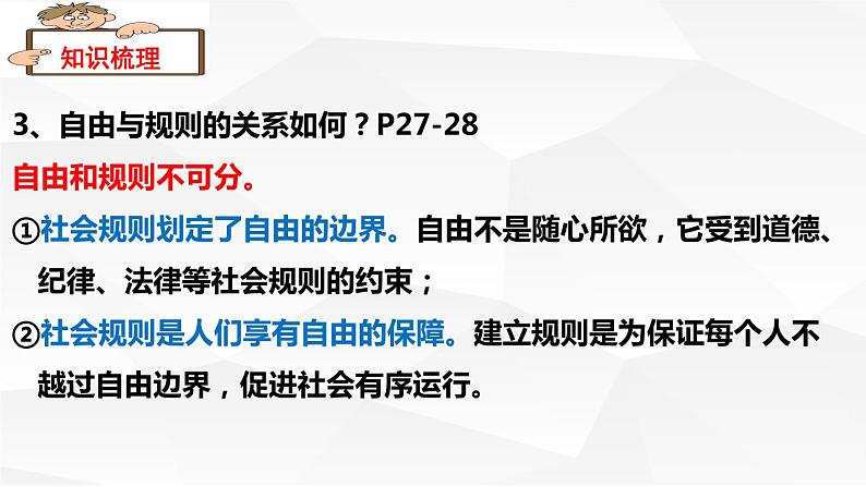 八年级上册第二单元遵守社会规则复习课件2022年中考道德与法治一轮复习第6页