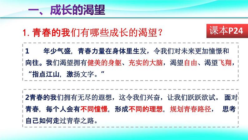 3-1青春飞扬课件部编版道德与法治七年级下册第5页