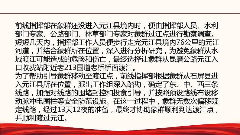 备战2022年中考道德与法治必备时政热点解读与押题课件       专题九 那群“象”往的地方-备战第7页