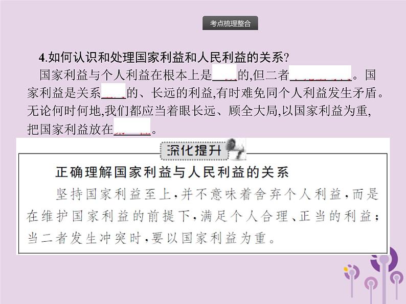 中考道德与法治总复习优化设计第一板块基础知识过关第8课时维护国家利益课件第8页